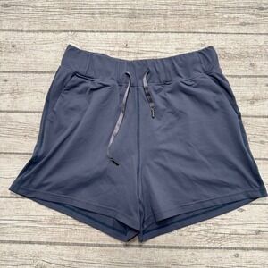 Lululemon Shorts Womens Medium Blue On the Fly Pull On Athletic Workout Training